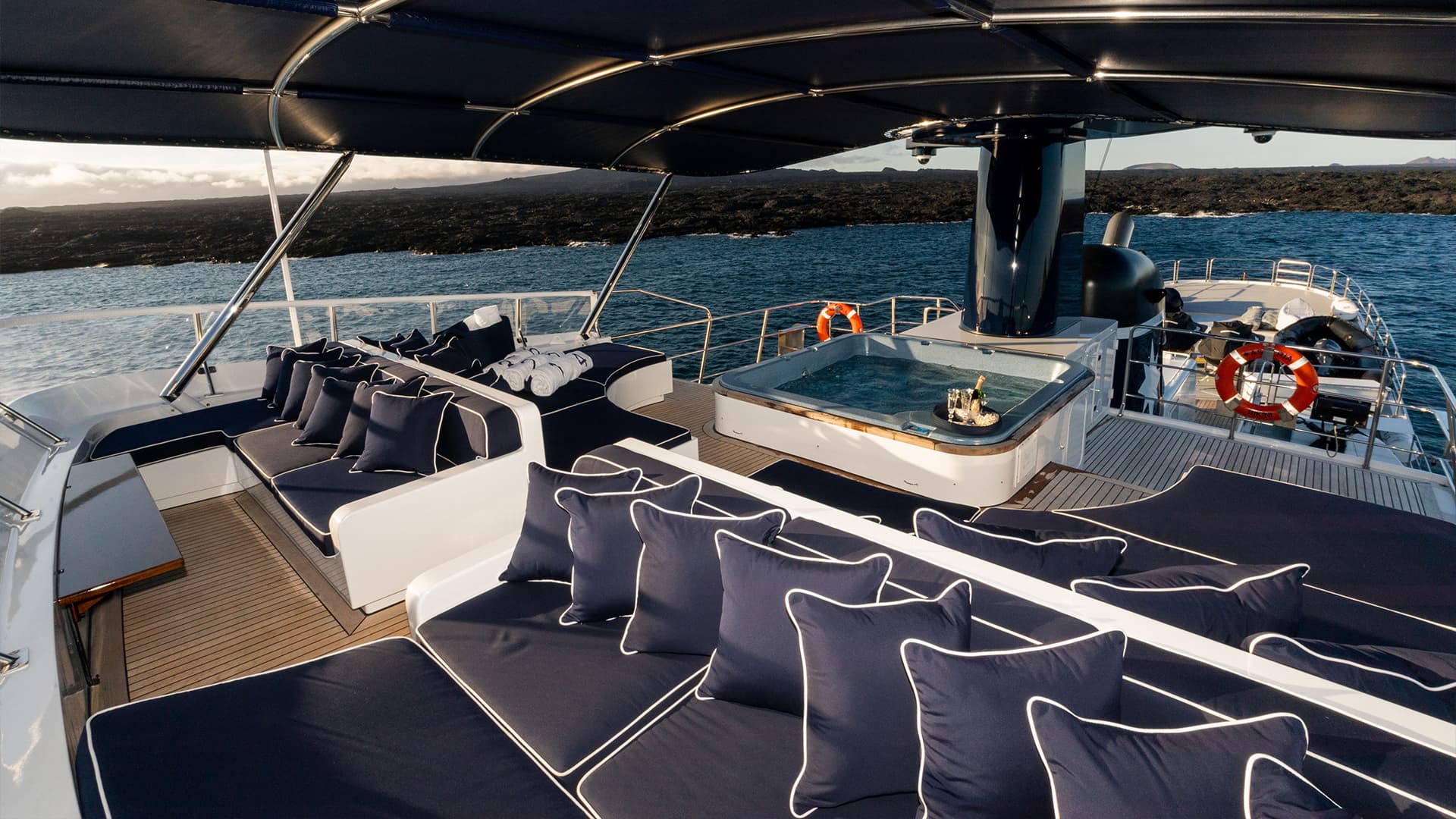 Asteria Expedition Yacht | Top Deck