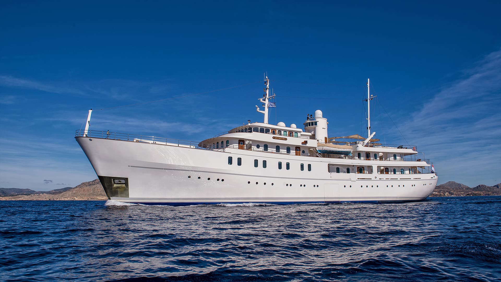 Sherakhan | Luxury Yacht Charter | EYOS Expeditions