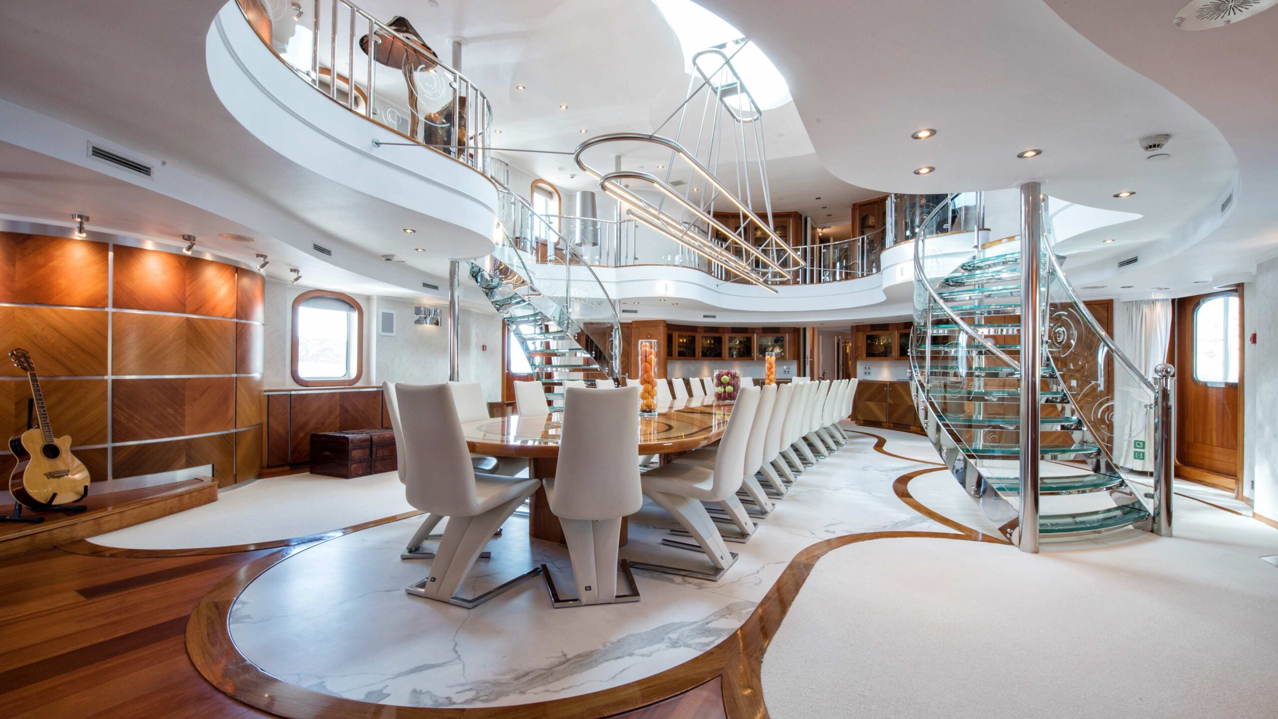 Sherakhan | Luxury Yacht Charter | Deck